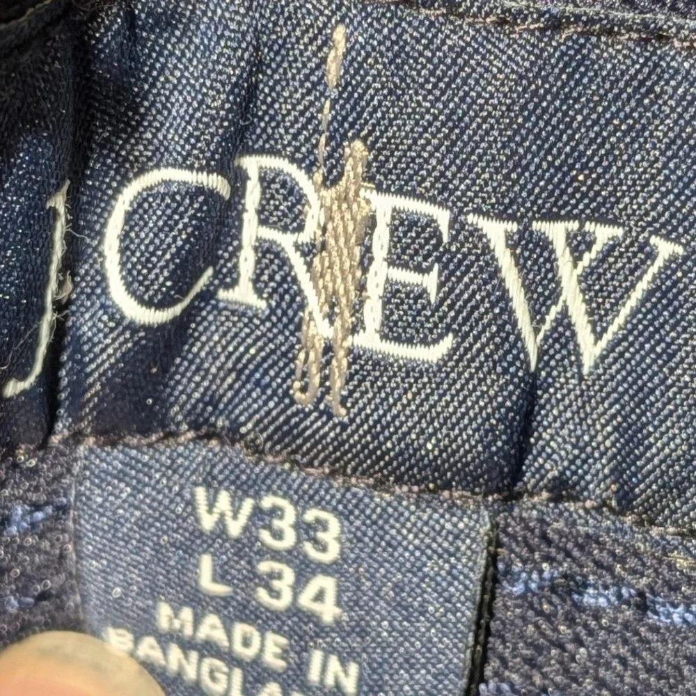 J.Crew Mens 770 Straight Fit Performance Pant Black 4-Way Stretch 33x34 NEW $120